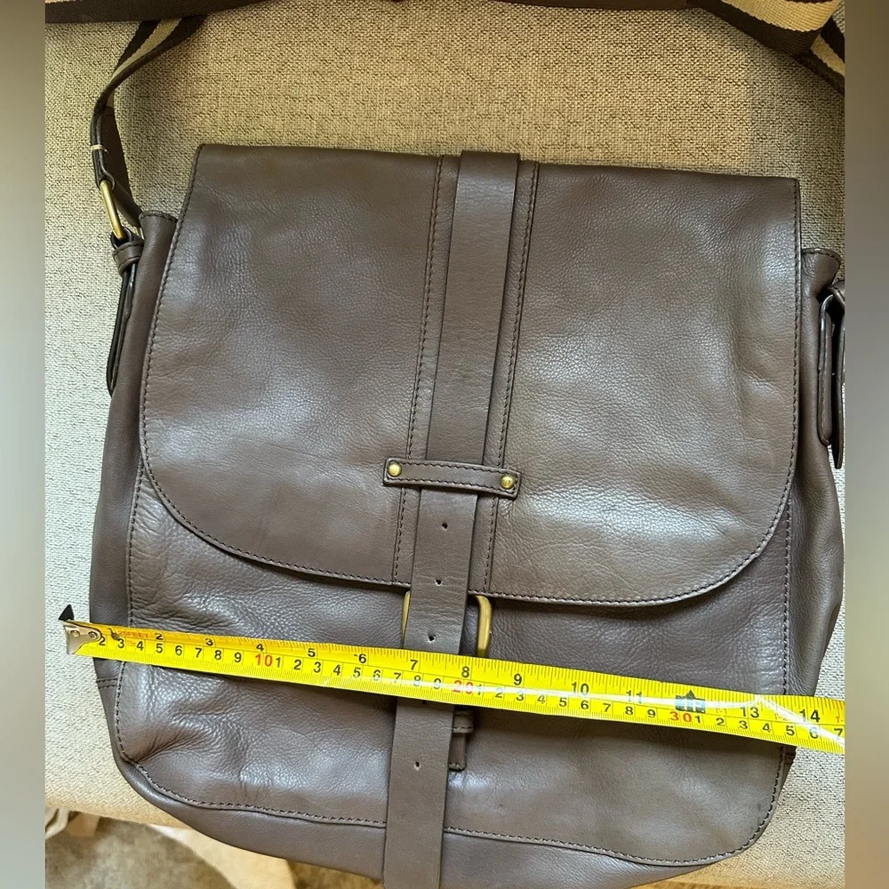 Vintage Billy‎ Bag London Brown Leather Crossbody Messenger Bag
